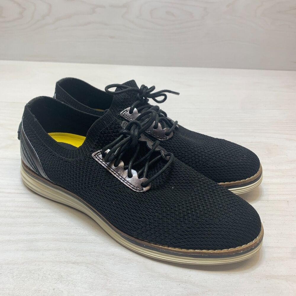 Cole Haan OriginalGrand Meridian Oxford Sneakers Women's Size 6B Black Lace Up